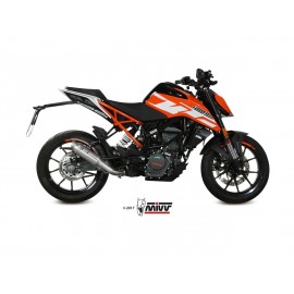Silencieux MIVV GP inox/casquette Inox KTM Duke 125
