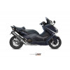 Ligne complète MIVV Stronger acier noir/casquette carbone Yamaha T-MAX 530