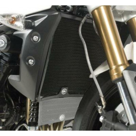 Protection de radiateur R&G RACING noir Triumph Speed 94/R / Speed Triple 1050/R