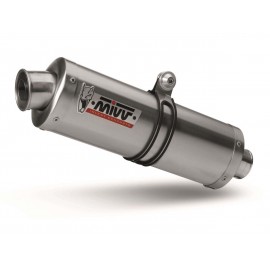 Silencieux double MIVV Oval Classic inox Aprilia Pegaso Strada 650 