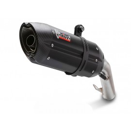 Silencieux double MIVV Suono inox brossé noir Suzuki GSX-R1000 