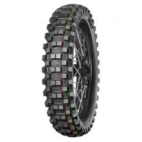 Pneu MITAS TERRA FORCE-MX MH 70/100-10 (2.50-10) 41M TT MEDIUM HARD TERRAIN RED GREEN NHS