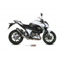 Silencieux MIVV Speed Edge inox brossé noir Kawasaki Z800E