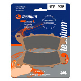 Plaquettes de frein TECNIUM MFP235 métal fritté