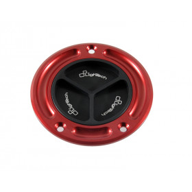 Bouchon de réservoir LIGHTECH à vis noir/rouge Honda CBR1000RR
