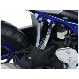 Patte de fixation de silencieux R&G RACING noir Yamaha 