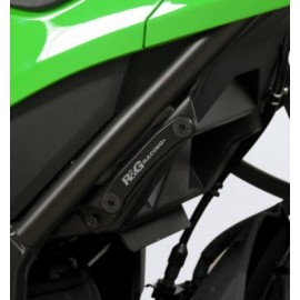 Kit suppression repose-pieds arrière R&G RACING noir Kawasaki Z300/Ninja 300