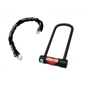 ANTIVOL "U" SECURBIKE L AVEC CHAINE 1.05M