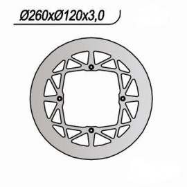 Disque de frein avant gauche NG 262 rond fixe Husqvarna WRE125
