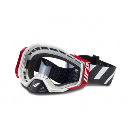 Masque UFO Epsilon blanc/noir/rouge écran clair