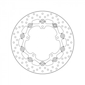 Disque de frein avant BREMBO rond semi-flottant type 78.B408.49 Yamaha YZF R3