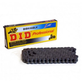Chaîne de transmission D.I.D 532 ZLV noir/noir 110 maillons