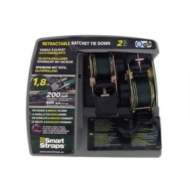 Sangles à cliquet avec enrouleur automatique