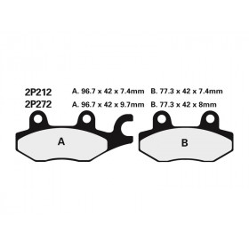 plaquette de frein Nissin 2P212ST MX Sinter 