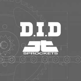 Kit chaîne DID/JT 525ZVM-X2 15/41 super renforcé - couronne standard sans support de couronne Ducati