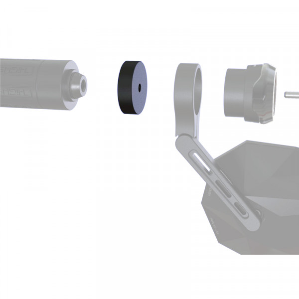 HIGHSIDER M6 Handle Bar Adapter, var. Aprilia And Moto Guzzi models