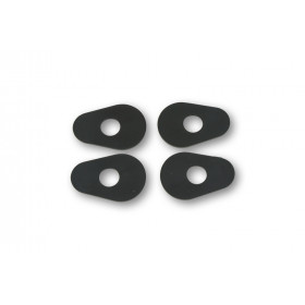 HIGHSIDER smart Mounting plates INDY SPACER for various YAHMAHA, Set