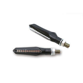 Clignotant séquentiel LED HIGHSIDER smart Run homologué - verre fumé - la paire