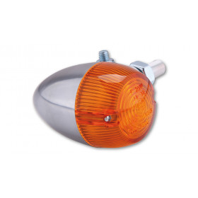 Clignotant  HIGHSIDER smart Bullet Light 1 homologué - verre orange - l'unité