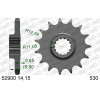 Kit chaîne AFAM 530XHR2 14/40 super-renforcé - couronne standard