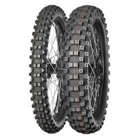 Pneu MITAS TERRA FORCE-MX MH 110/90-19 NHS 62M TT MEDIUM TO HARD RED GREEN