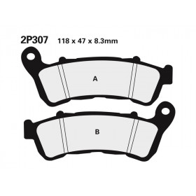 Plaquette de frein Nissin 2P307ST sinter