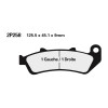 Plaquette de frein Nissin 2P258ST sinter 