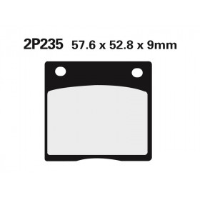 Plaquette de frein Nissin 2P235NS semi-metallique 