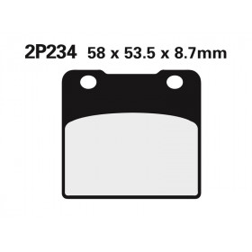 Plaquette de frein Nissin 2P234NS semi-metallique 