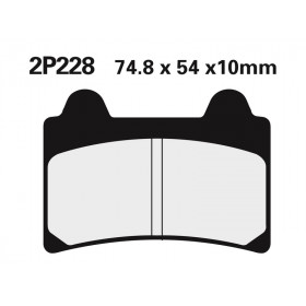 Plaquette de frein Nissin 2P228NS semi-metallique 