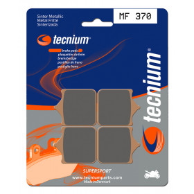 Plaquettes de frein TECNIUM MF370 métal fritté