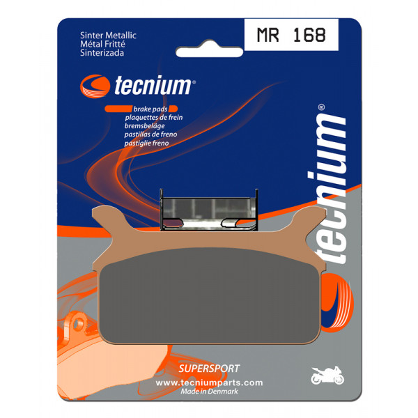 Plaquettes de frein TECNIUM MR168 métal fritté