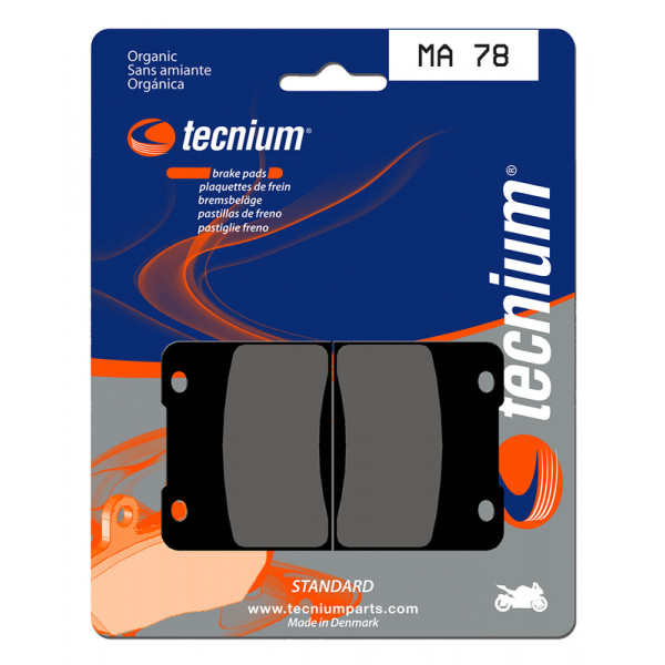 Plaquettes de frein TECNIUM MA78 organique