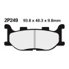 Plaquette de frein Nissin 2P249ST sinter