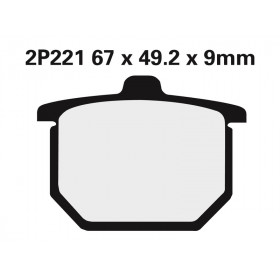 Plaquette de frein Nissin 2P221NS semi-metallique 
