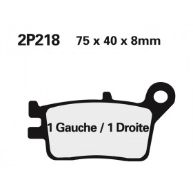 Plaquette de frein Nissin 2P218GS semi-metallique 