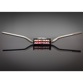 Guidon Ø28,6mm sans barre RENTHAL Fatbar® Enduro titane Honda CRF450R/RX