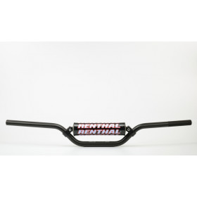 Guidon Ø22,2mm avec barre RENTHAL Classic Mini MX noir/mousse noire KTM SX60/65
