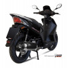 Ligne complète MIVV Urban catalysée inox brossé/abs noir Kymco Agility 125