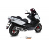 Ligne complète MIVV Urban inox brossé/abs noir Kymco Xciting 500