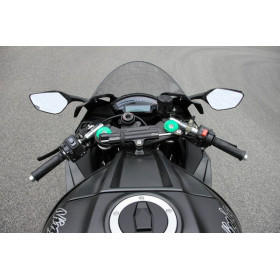 Guidons bracelets relevés LSL Speed Match position intermédiaire argent