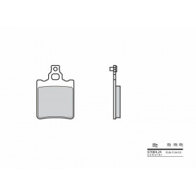 Plaquettes de frein BREMBO 0708424 organique Aprilia Leonardo 125