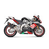 Silencieux Akrapovic Slip-on line Homologué Aprilia RSV4