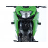 Tampons de protection R&G RACING Aero noir (sans perçage) Kawasaki Versys X-250/300