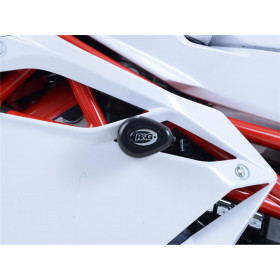 Tampons de protection R&G RACING Aero noir (sans perçage) MV Agusta F4 1000R