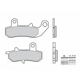 Plaquettes de frein BREMBO 07SU17SP métal fritté Suzuki