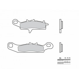 Plaquettes de frein BREMBO 07KA24SD métal fritté