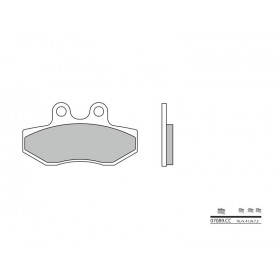 Plaquettes de frein BREMBO 07089CC organique Aprilia