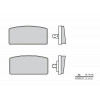 Plaquettes de frein BREMBO 07GR5915 organique