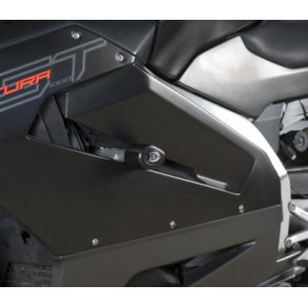 Tampons de protection R&G RACING Aero noir Aprilia RST1000 Futura